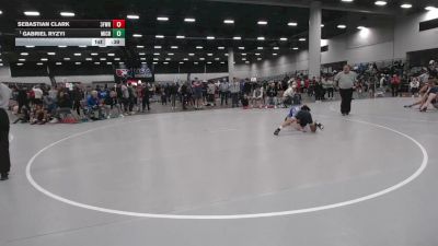 106 lbs Cons. Sub-rd Of 16 - Sebastian Clark, 3F Wrestling vs Gabriel Ryzyi, Michigan