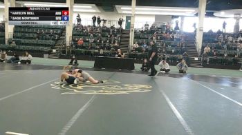 110 lbs Semifinal - Sage Mortimer, Grand Valley State vs Katelyn Bell, Aurora