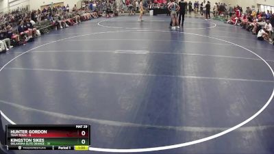 140 lbs Semis & 1st Wrestleback (8 Team) - Hunter Gordon, Team Texas vs Kingston Sikes, Oklahoma Elite Orange