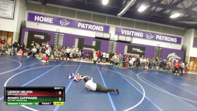 38-39 lbs Round 1 - Lennox Nelson, Box Elder Stingers vs Rowen Gappmaier, Victory Wrestling