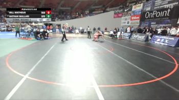 5A Boys 150 lbs Cons. Round 3 - Bill Matheus, Thurston Boys vs Nathan Mallari, Eagle Point Boys