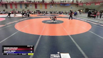 123 lbs Cons. Round 1 - Emarie Bolosan, William Jewell College vs Dakota Drew, North Central (IL)