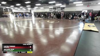 165 lbs Cons. Round 4 - Nathan Mun, La Costa Canyon vs Jacob Torres, Anderson
