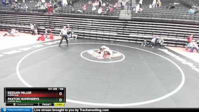 168 lbs Semifinal - Paxton Humpherys, Copper Hills vs Keegan Miller, Hurricane