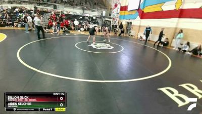 220 lbs Semifinal - Aiden Selcher, Sheridan vs Dillon Glick, Thunder Basin High School