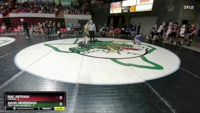 113 lbs Round 2 (8 Team) - Isac Arteaga, Canyon vs Gavin Henderson, Fort Worth Benbrook