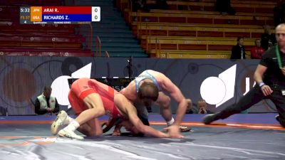 57kg - Zane Richards, USA vs Rikuto Arai, JPN