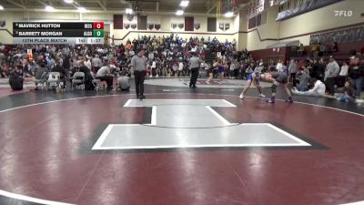 150 lbs 13th Place Match - Barrett Morgan, Algona vs Mavrick Hutton, Interstate 35