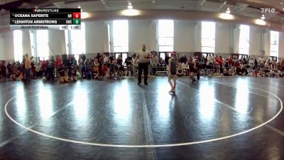 61-65 lbs Quarterfinal - Oceana Saferite, Nova WC vs Leighton Armstrong, Rangers Wrestling Club