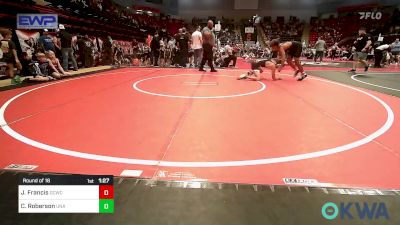 126 lbs Round Of 16 - Judah Francis, Dark Cloud Wrestling Club vs Christopher Roberson, Unattached