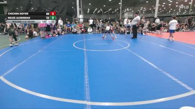 68 lbs Round 4 (6 Team) - Chicken Boyer, Micky`s Maniacs vs Miles Alderman, Tri State Hammers