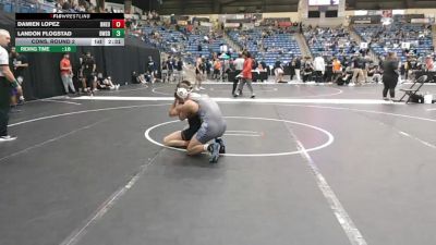 141 lbs Cons. Round 2 - Damien Lopez, Doane University vs Landon Flogstad, Dakota Wesleyan (S.D.)