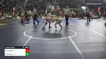 109 lbs Consi Of 16 #2 - Gage Fuentes, Grindhouse Wrestling Club vs Isaac Briseno, Prescott Wrestling Club