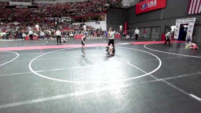 69 lbs Champ. Round 2 - Owen Peters, Elk Mound vs Connor Chambers, Lancaster Wrestling Club