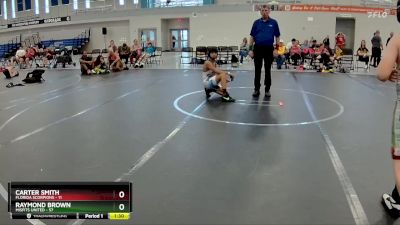 110 lbs Round 5 (6 Team) - Carter Smith, Florida Scorpions vs Raymond Brown, Misfits United