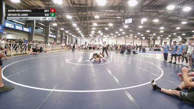 195 lbs Rr Rnd 3 - Gavin McConnell, Smittys Barn - HSB vs Deyari El-Amin, Blue And White Wrestling Club - HSB