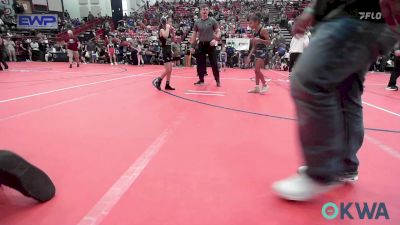 70-74 lbs Rr Rnd 4 - ZaNique Miller, Cowboy Wrestling Club vs Aissa Castillo, Takedown Elite