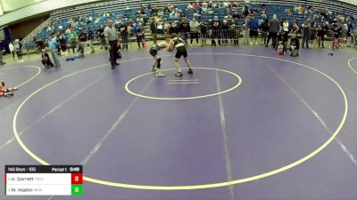 14U Boys - 105 lbs Cons. Round 5 - Hawke Garrett, Team Nazar Training Center vs Maverick Hoehn, Maurer Coughlin Wrestling Club