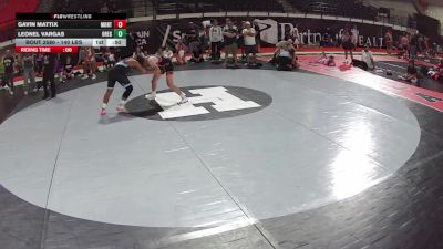 140 lbs 2nd Place Match - Leonel Vargas, Oregon vs Gavin Mattix, Montana