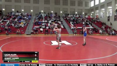 105 lbs Cons. Semi - Robert Sasser, Vestavia Hills HS vs Lucas Allen, Hewitt-Trussville MS