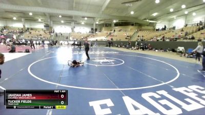 60 lbs Champ. Round 1 - Tucker Fields, Team Clay vs Jahziah James, Columbia Wrestling Club