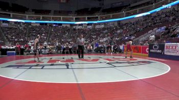 145 lbs Quarterfinal - Bo Bassett, Bishop McCort vs Charley Paige, Midd-West