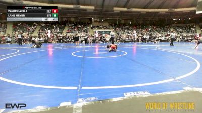 70 lbs Consi Of 32 #1 - Zayden Ayala, Sebolt Wrestling Academy vs Lane Meyer, Backyard Brawlers