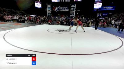 190 lbs Cons 32 #1 - Antonio Landon, NY vs Townsend Winans, VA