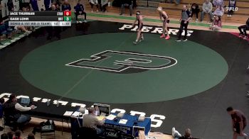 157 lbs Semis & 1st Wb (8 Team) - Jace Thurman, Sturgis Brown vs Gage Lohr, Watertown