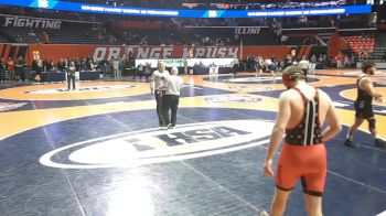 3A 285 lbs 3rd Place Match - Gavin Ericson, Lombard (Montini) vs Aiden Hennings, New Lenox (Lincoln-Way Central)