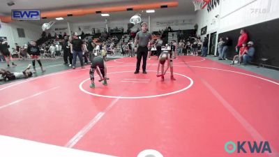 61-64 lbs Rr Rnd 2 - Archer Hardison, Verdigris Youth Wrestling vs Huck Olsen, Mojo Grappling Academy