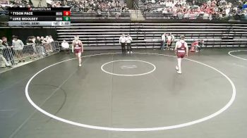 3A 150 lbs Cons. Semi - Tyson Pace, Morgan vs Luke Woolsey, Morgan