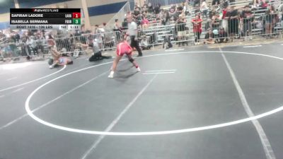 136 lbs Round Of 32 - Safirah Ladore, Lahaina Roughnecks vs Isabella Sermana, Fourth Chamber WC