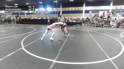 190 lbs Round Of 32 - Demetri Clark, Temecula Valley HS vs George Mansfield, Empire WC