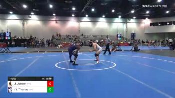 149 lbs Consolation - Jaron Jensen, Wyoming vs Yahya Thomas, Northwestern