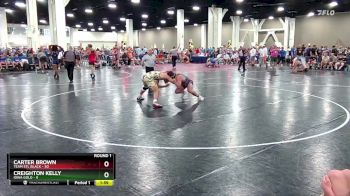 175 lbs Round 1 (8 Team) - Carter Brown, Team STL Black vs Creighton Kelly, Iowa Gold