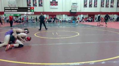 165 lbs Cons. Round 2 - Xavier Van Dam, Simon Fraser (B.C.) vs Jordan Jensen, Clackamas Community College