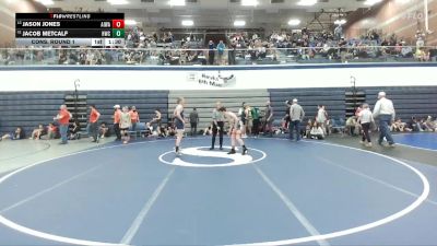 110 lbs Cons. Round 1 - Jason Jones, All In Wrestling Academy vs Jacob Metcalf, Hawk Wrestling Club