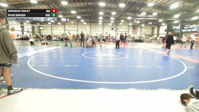 142 lbs Round Of 16 - Brendan Kinley, Ohio United - MS vs Ryan Briggs, TDWC Maniacs Grey - MS