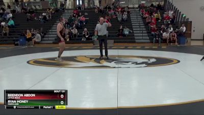 165 lbs Cons. Semi - Brendon Abdon, Little Rock vs Ryan Money, Maryland