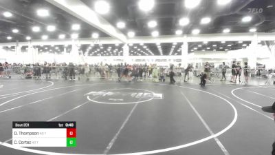 78 lbs Consolation - Devin Thompson, No Team vs Carlo Cortez, No Team