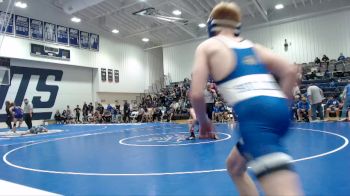 144 lbs Quarterfinals (8 Team) - Will Sutherland, Vancleave High School vs Caleb Hawkins, North Pontotoc High School