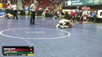 2A-175 lbs Cons. Round 3 - Watson Krob, Mount Vernon vs Leander Reicks, NH/TV