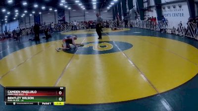 84 lbs Rd# 5- 3:45pm Friday Final Pool - Camden Magluilo, Maryland GOLD vs Bentley Wilson, Iowa Black