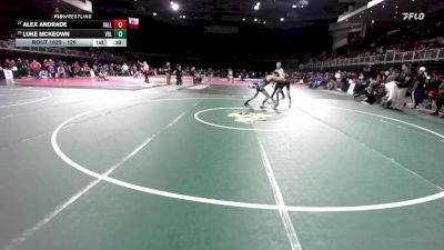 126 lbs Cons. Round 3 - Alex Andrade, Valley vs Luke Mckeown, Vista Del Lago