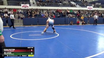 141 lbs Semifinal - Evan Potter, Southern Oregon vs Bo Davis, Corban University