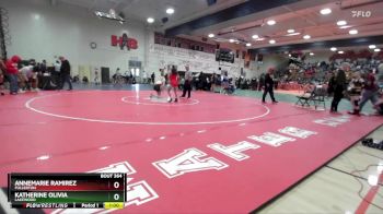 100 lbs Cons. Round 3 - Katherine Olivia, Lakewood vs Annemarie Ramirez, Fullerton
