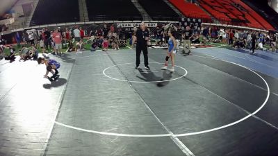 100-105 lbs Cons. Semis - Tahlia Guillen, Idaho vs Madi Haywood, Colorado