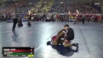 149 lbs Round 1 (16 Team) - Ian Crapp, Wartburg vs Daniel Uribe, Wabash