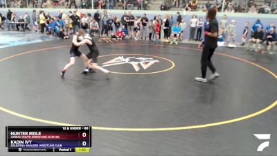 86 lbs Round 1 - Kadin Ivy, Soldotna Whalers Wrestling Club vs Hunter Ridle, Juneau Youth Wrestling Club Inc.